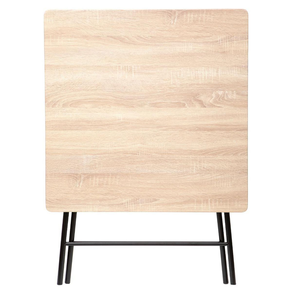 FIVE Table Pliante Design  Rando  80x80cm Naturel