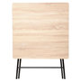 Voir la diapositive 2 : FIVE Table Pliante Design  Rando  80x80cm Naturel