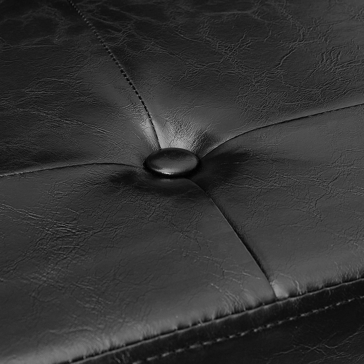 tectake Banquette coffre style industriel Bois foncé industriel, rustique