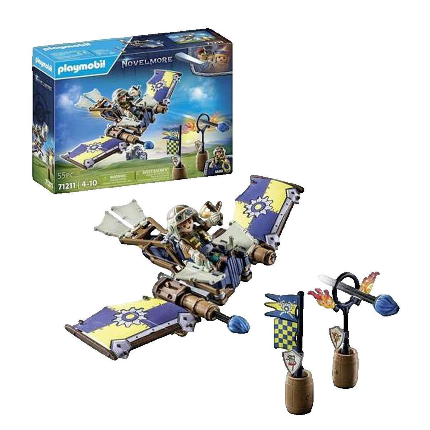 Jeu d'action Playmobil Szybowiec Dario multicolore