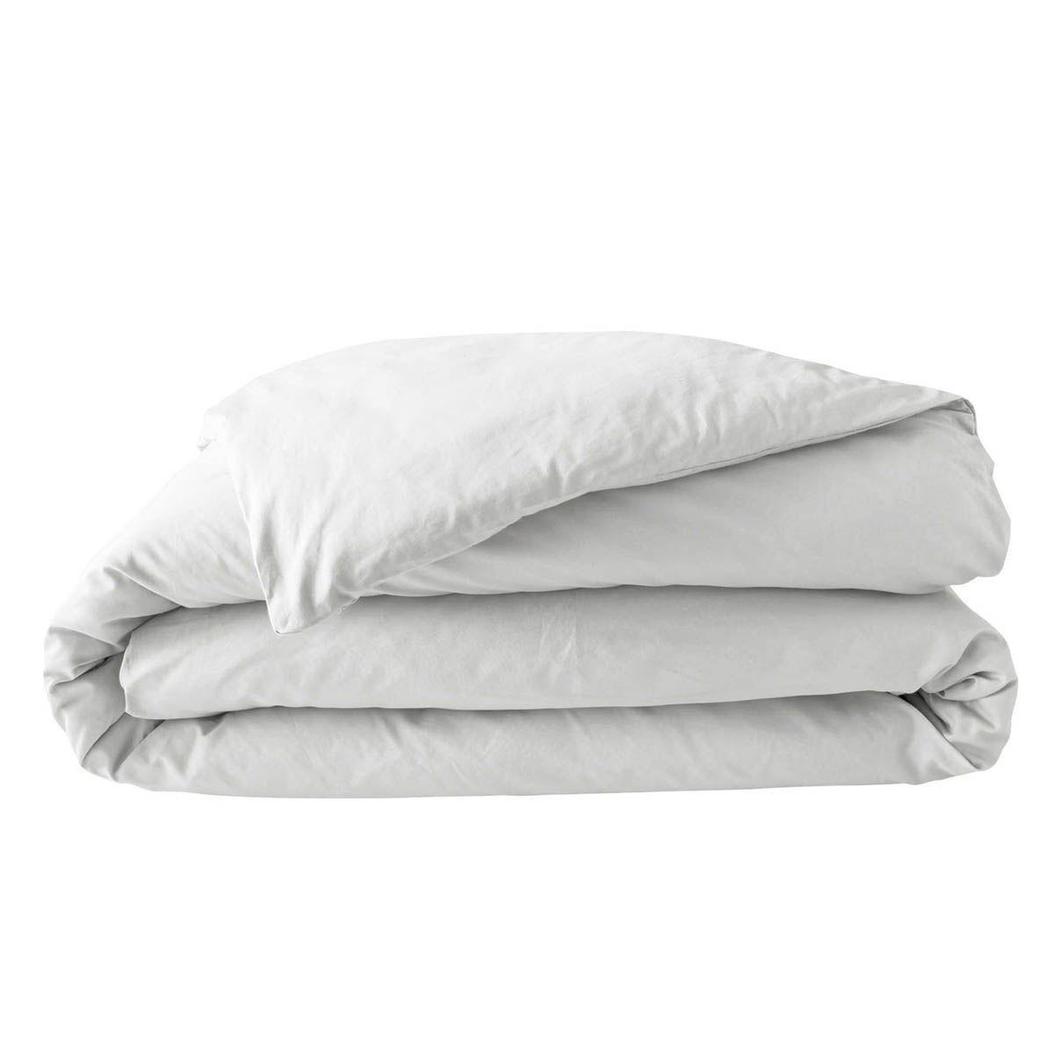 Voir la diapositive 3 : Douceur d'Intérieur Housse de couette  percaline  240x260cm white