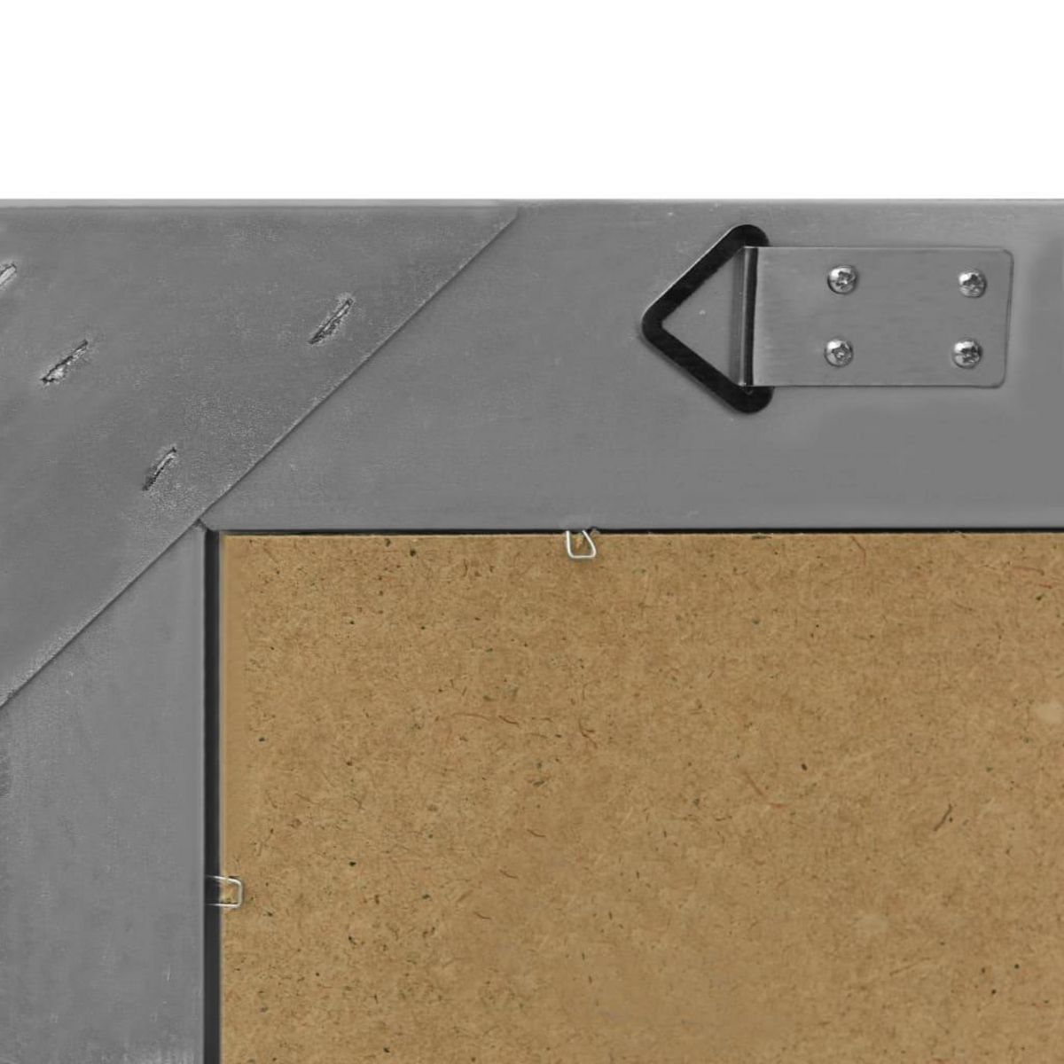 VIDAXL Miroir mural style baroque 50x50 cm noir