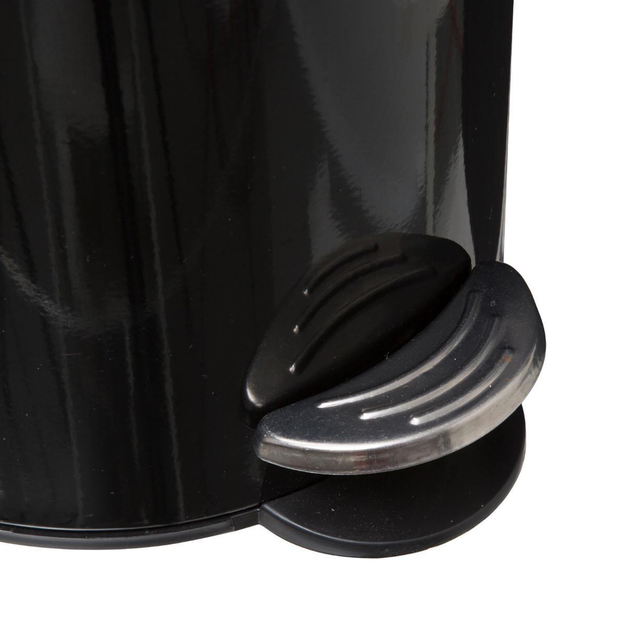 Voir la diapositive 2 : FIVE Poubelle à pédale  softclose  3l noir