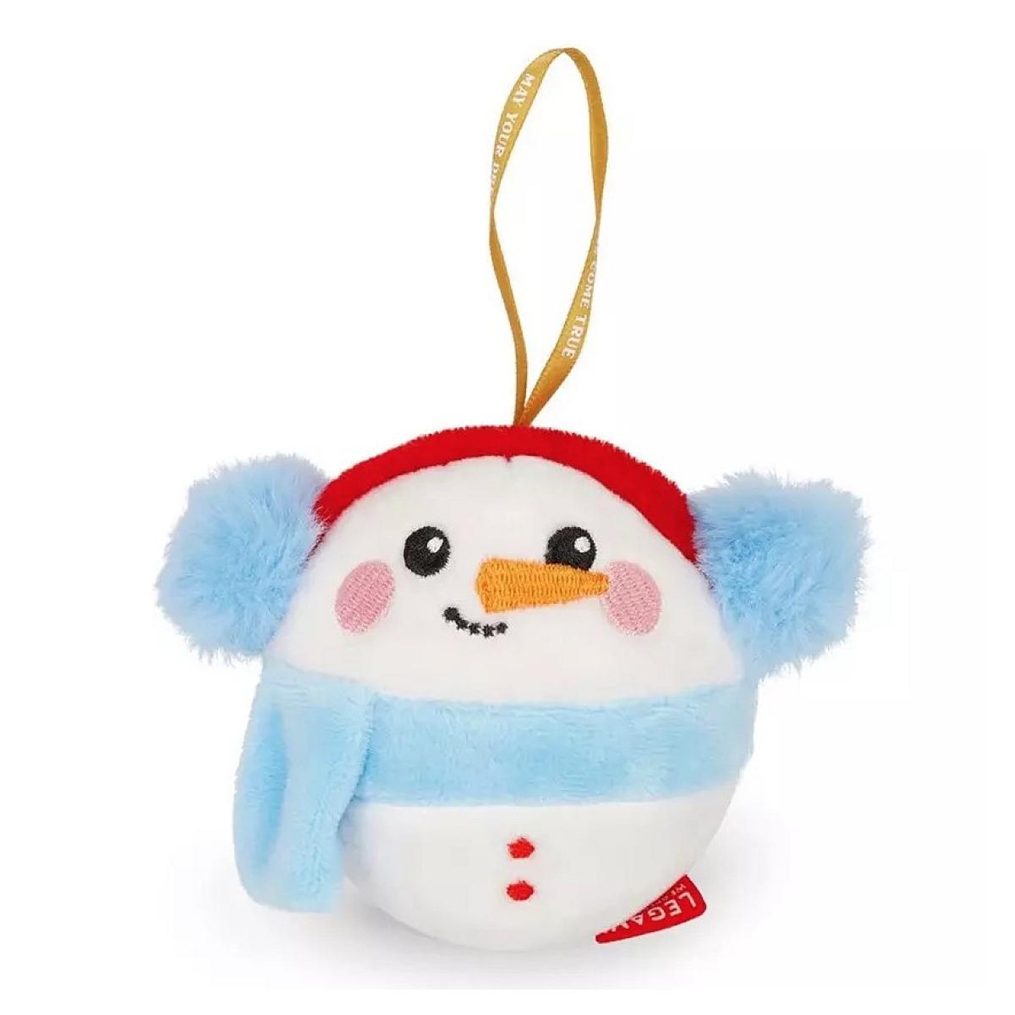 LEGAMI ho-ho-hornaments -décoration de noel en peluche - Snowman
