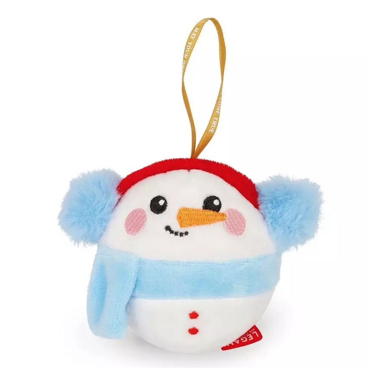 LEGAMI ho-ho-hornaments -décoration de noel en peluche - Snowman