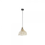 MARKET24 Suspension DKD Home Decor Marron Multicouleur Métal osier 50 W Urbaine 220 V 30 x 30 x 29 cm