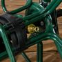 Voir la diapositive 6 : OUTSUNNY Dévidoir sur 2 roues 30 m - dévidoir métal - dévidoir chariot - enrouleur tuyau d'arrosage - métal vert