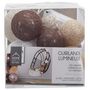 Voir la diapositive 3 : Paris Prix Guirlande Boules 10 Led  Multi Taille  192cm Marron