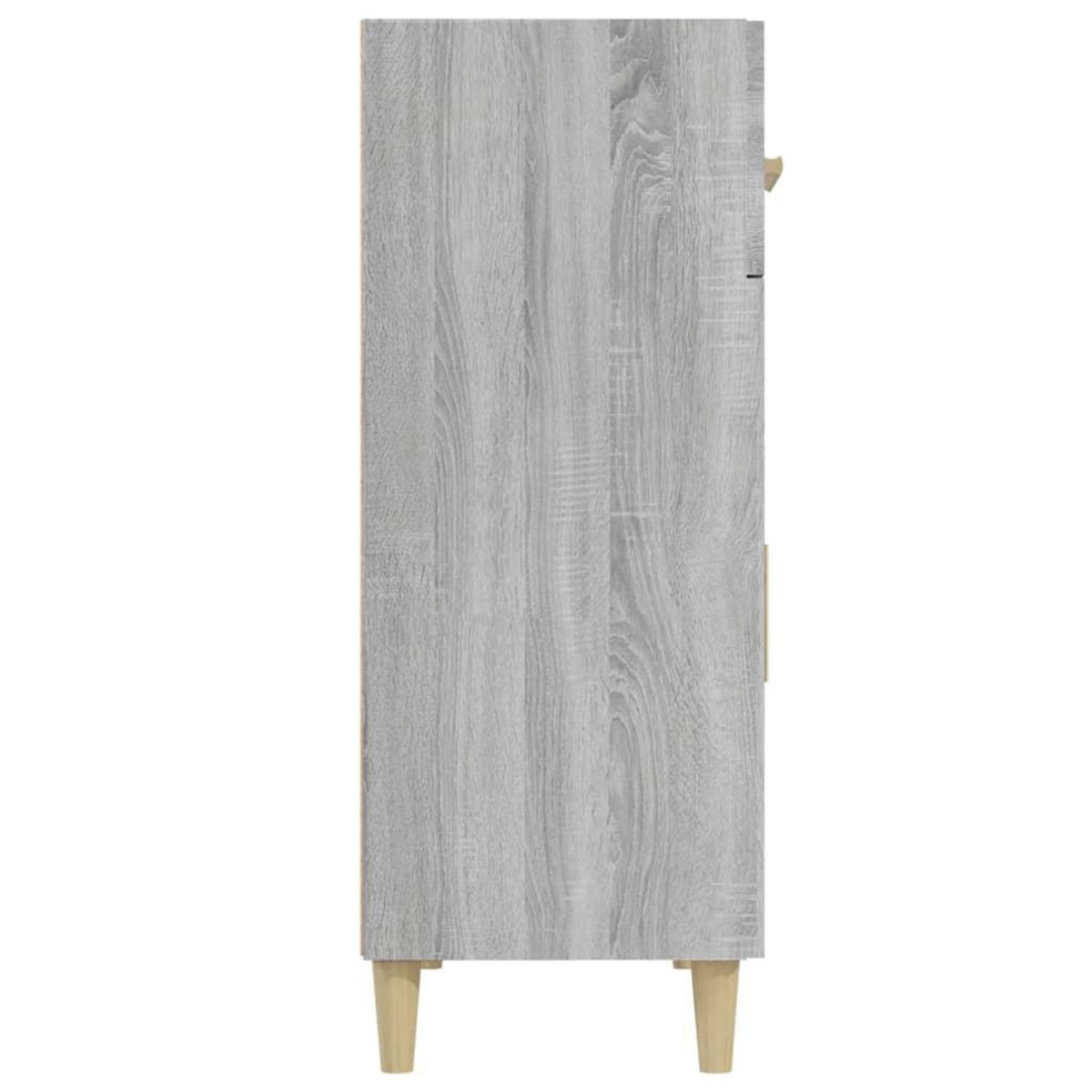 VIDAXL Buffet Sonoma gris 69,5x34x89 cm Bois d'ingenierie