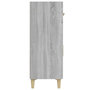 Voir la diapositive 5 : VIDAXL Buffet Sonoma gris 69,5x34x89 cm Bois d'ingenierie