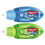 Voir la diapositive 2 : TIPP-EX Lot de 3 souris correctrices 8m avec capuchon Micro Tape Twist bleu et vert