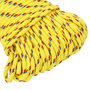 Voir la diapositive 4 : VIDAXL Corde de bateau Jaune 5 mm 500 m Polypropylene