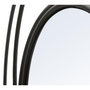 Voir la diapositive 5 : Paris Prix Miroir Mural Design  Industriel  80cm Noir