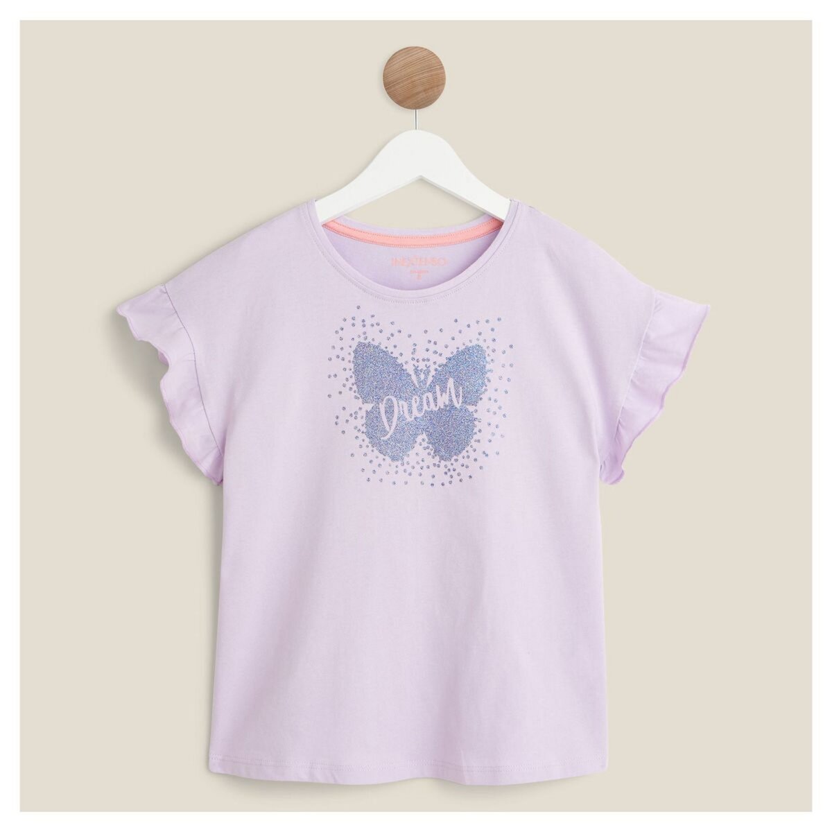IN EXTENSO T-shirt manches courtes papillons fille