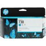 Voir la diapositive 1 : HP Cartouche d'encre HP 738 Cyan 130 ml pour DesignJet