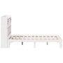 Voir la diapositive 5 : VIDAXL Lit bibliotheque sans matelas blanc 160x200 cm bois pin massif