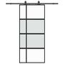 Voir la diapositive 2 : VIDAXL Porte coulissante avec kit de quincaillerie noir 90x205 cm