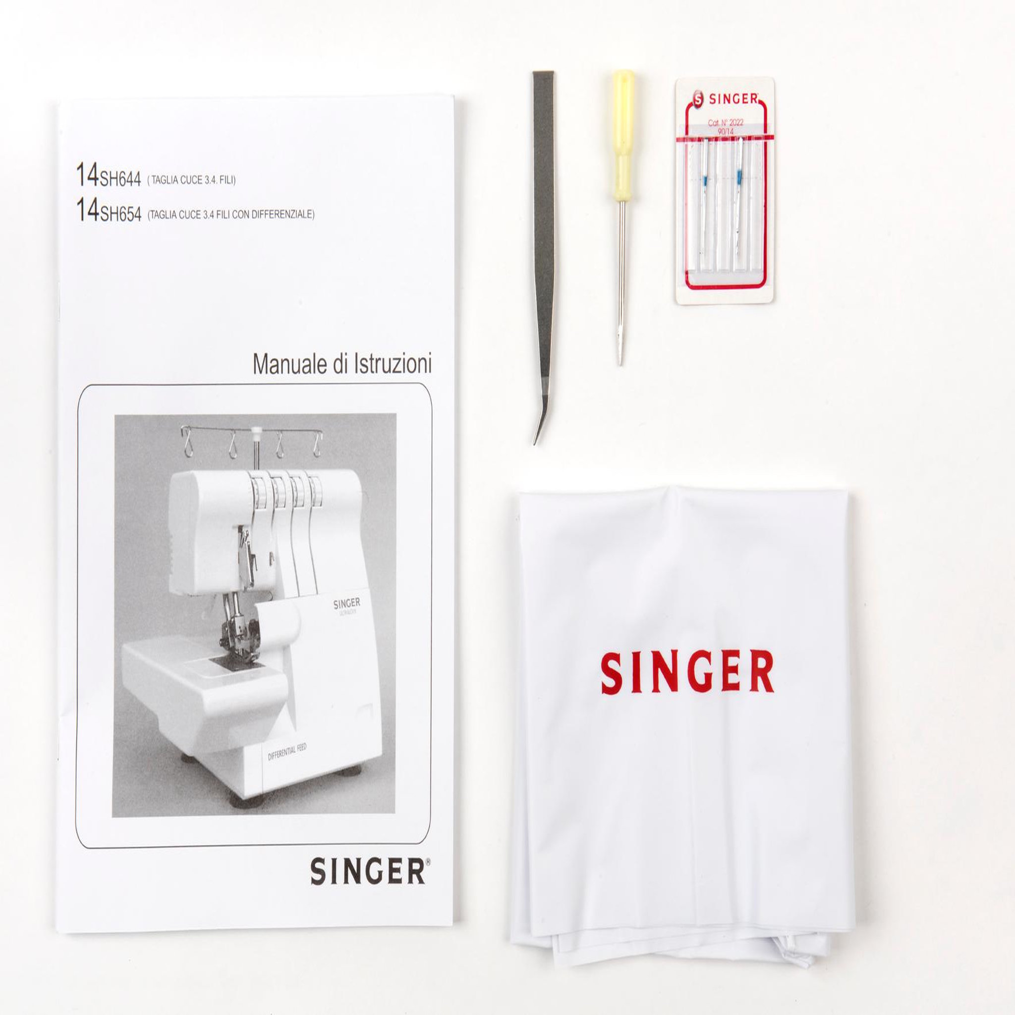 Voir la diapositive 5 : Singer Machine a coudre singer surjeteuse 14sh654