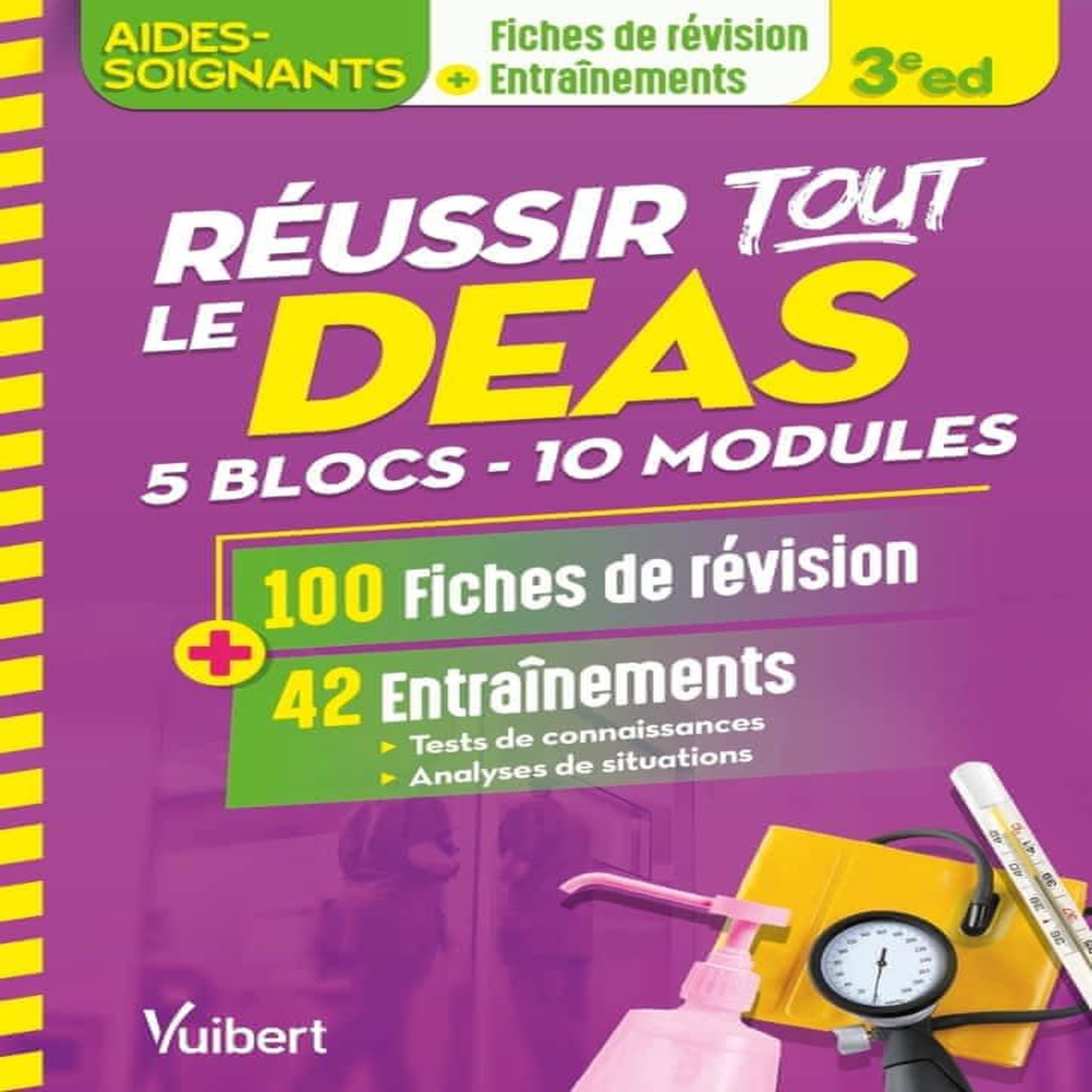 REUSSIR TOUT LE DEAS 5 BLOCS - 10 MODULES. EN 100 FICHES DE REVISION ET 42 ENTRAINEMENTS, 3E EDITION, Ameline Sylvie