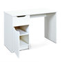 Voir la diapositive 3 : Bureau droit 1 porte 1 tiroir L115cm FALONE