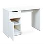 Voir la diapositive 3 : Bureau droit 1 porte 1 tiroir L115cm FALONE
