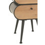 Voir la diapositive 5 : Paris Prix Table de Chevet 2 Tiroirs  Courchevel  61cm Noir