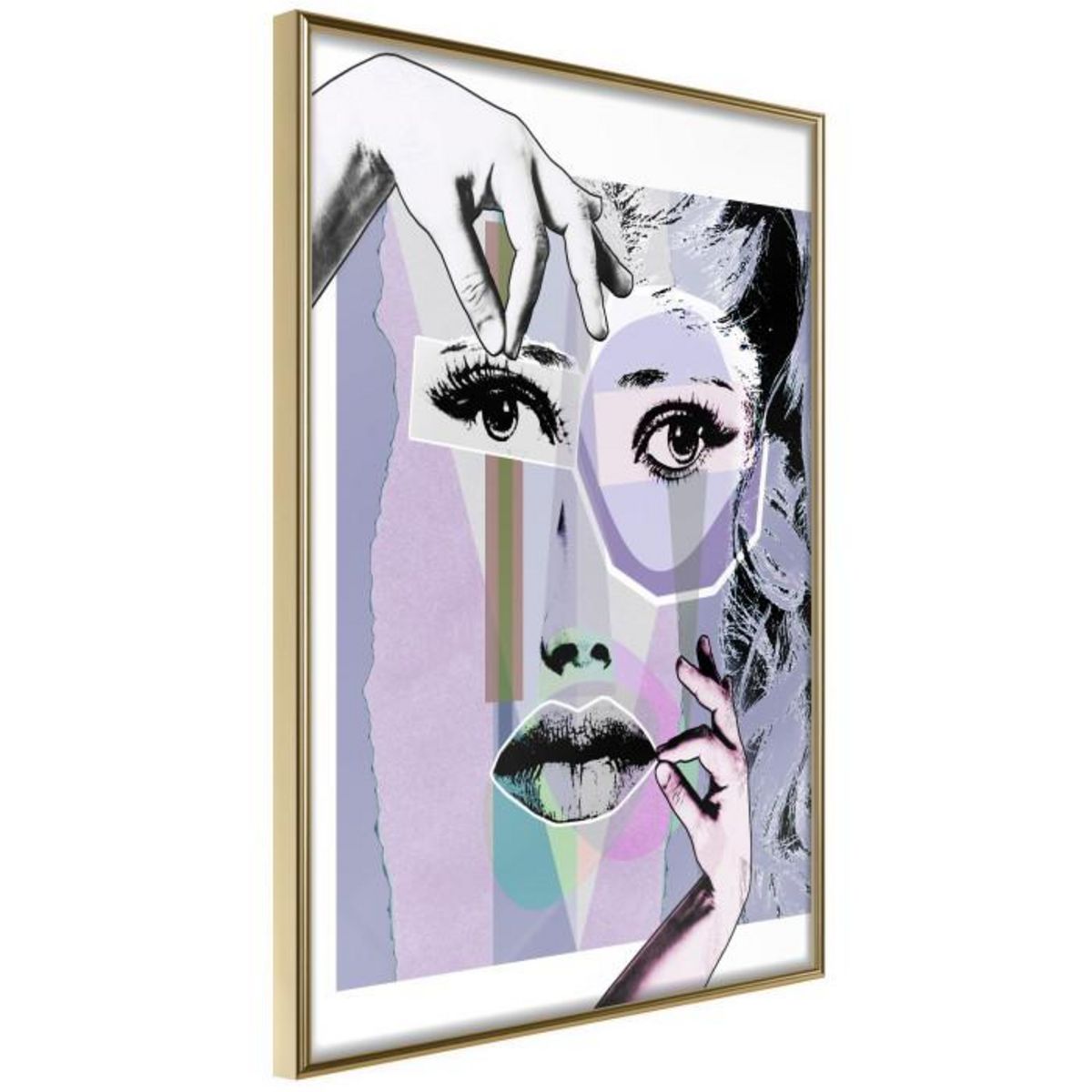 Paris Prix Affiche Murale Encadrée  Pieced Together