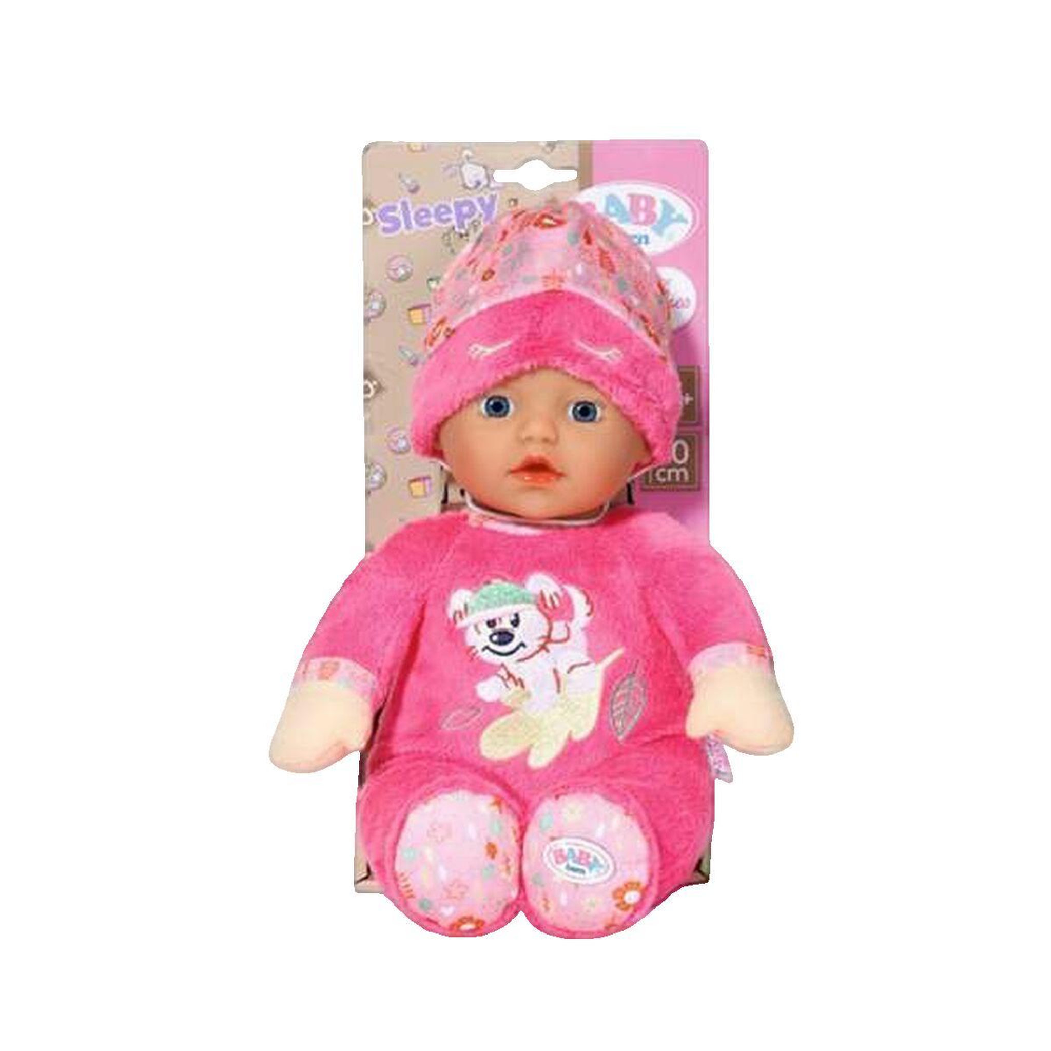 Voir la diapositive 3 : BABY Poupon BABY born Sleepy avec hochet et yeux mobiles
