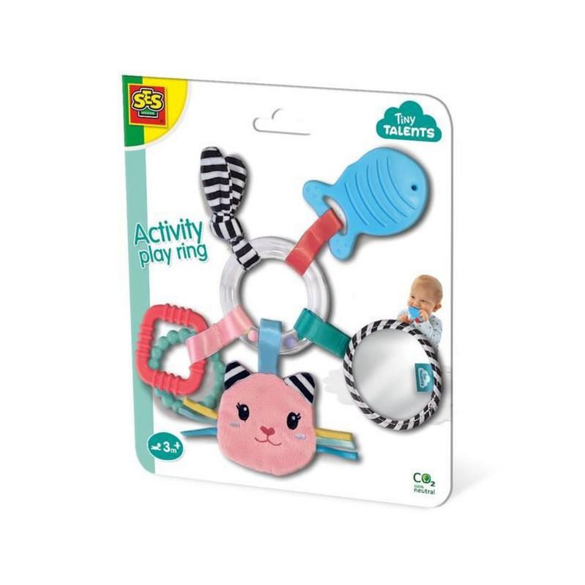 SES Creative Anneau de jeu a activités - Katy le chat