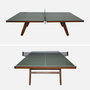 Voir la diapositive 2 : SWEEEK Table de ping pong intérieur deluxe avec 2 raquettes et 3 balles