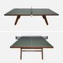 Voir la diapositive 2 : SWEEEK Table de ping pong intérieur deluxe avec 2 raquettes et 3 balles
