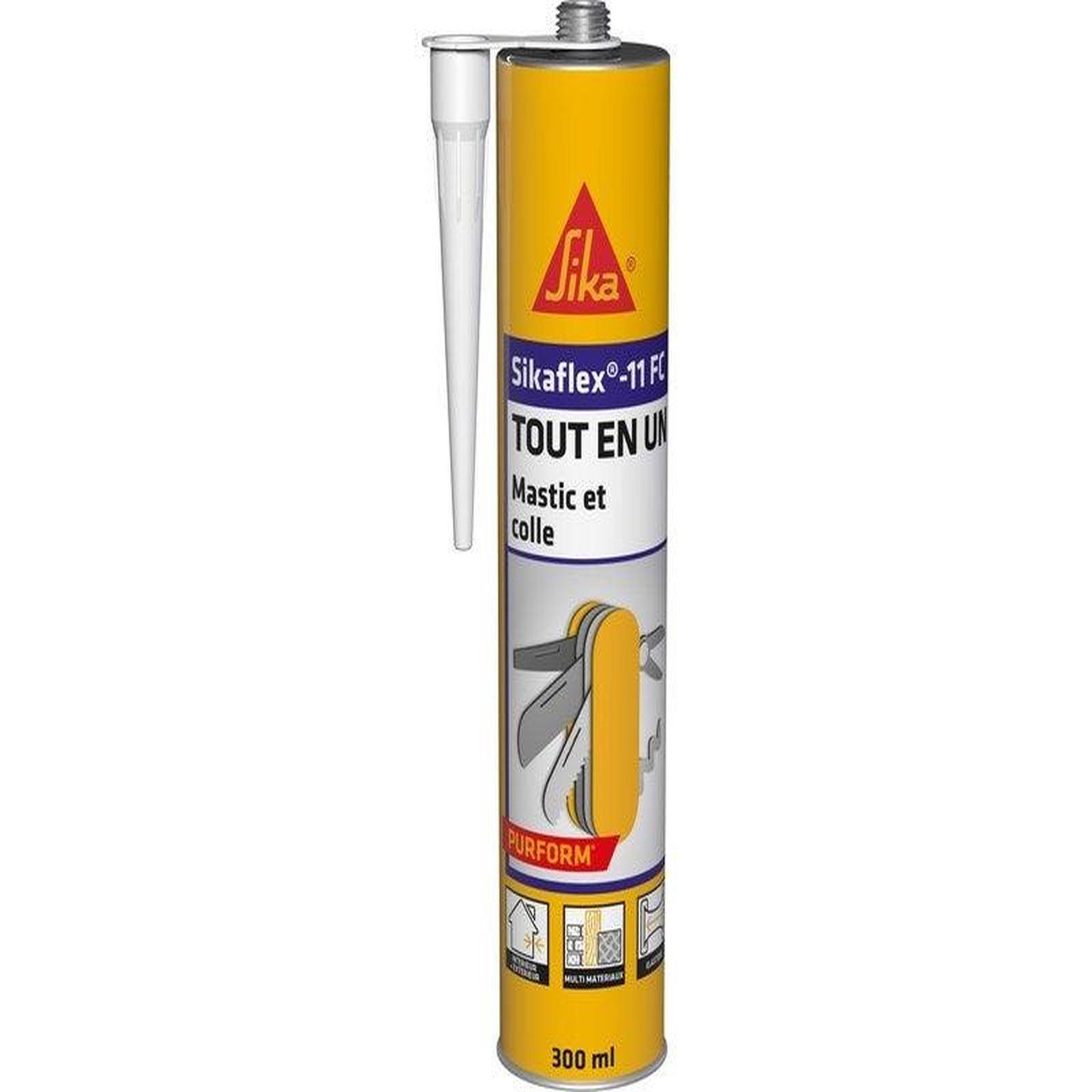 Sika Mastic colle SIKA 11fc blanc - 300ml