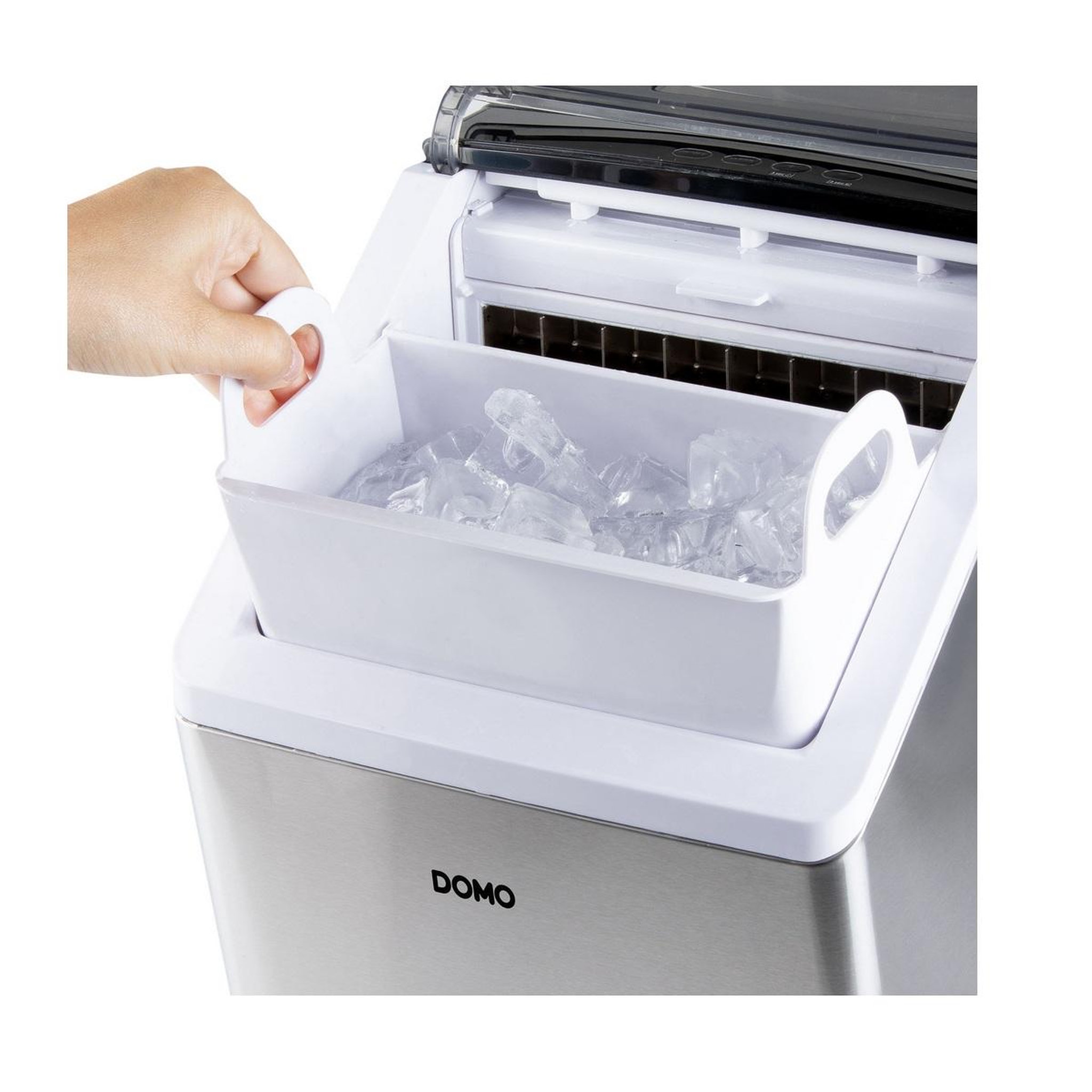 Voir la diapositive 4 : Domo Machine à glaçons 20kg/24h gris - do9301ib