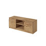 Voir la diapositive 1 : BEST MOBILIER Robin - meuble tv - 2 portes et 2 niches - 120 cm
