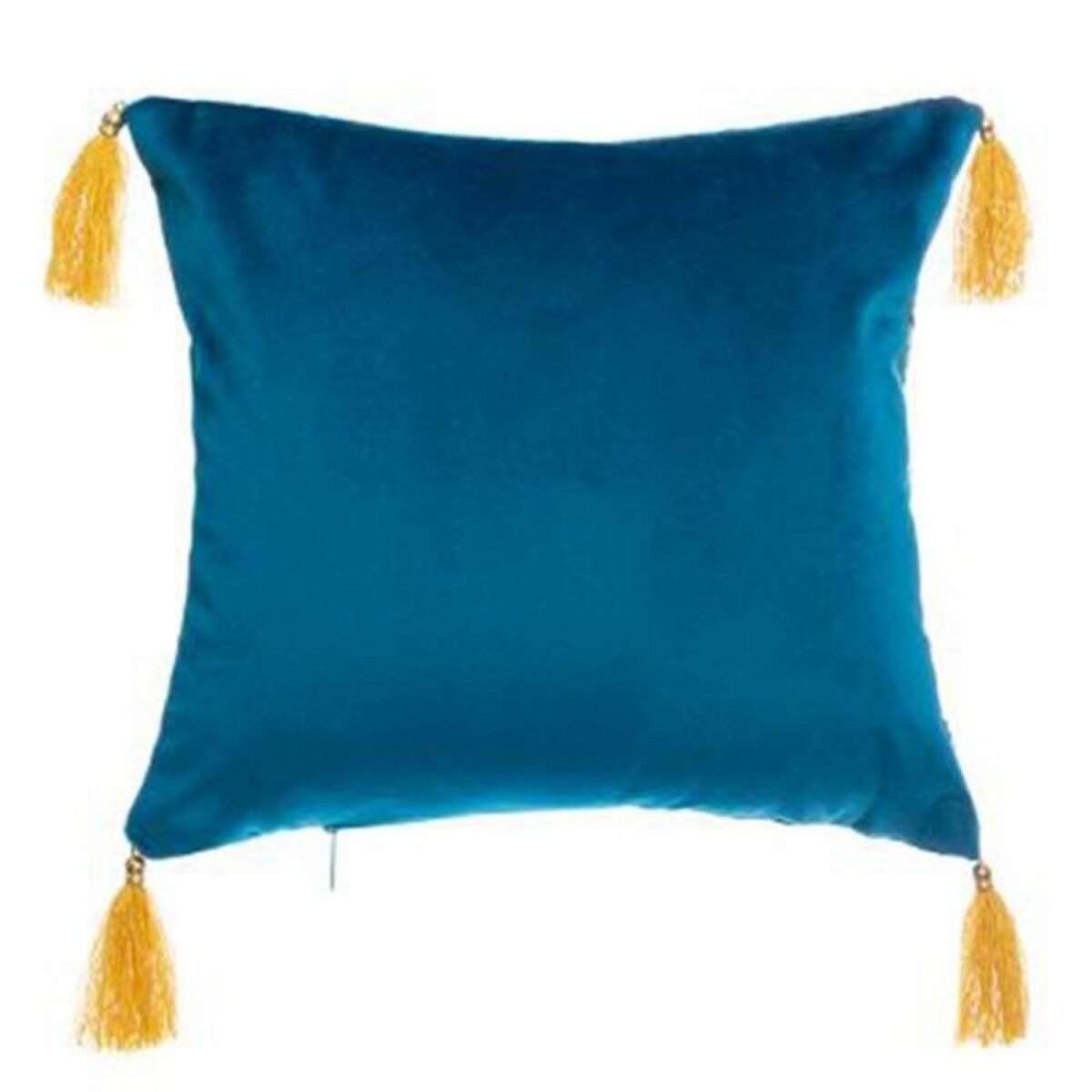 ATMOSPHERA Coussin Déco en Velours  Glitter  40x40cm Bleu