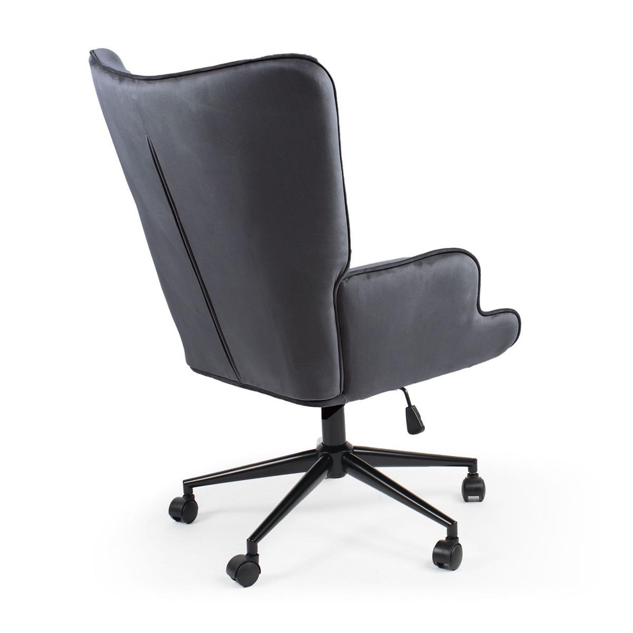 Voir la diapositive 4 : Paris Prix Fauteuil de bureau velours  verner  96cm gris