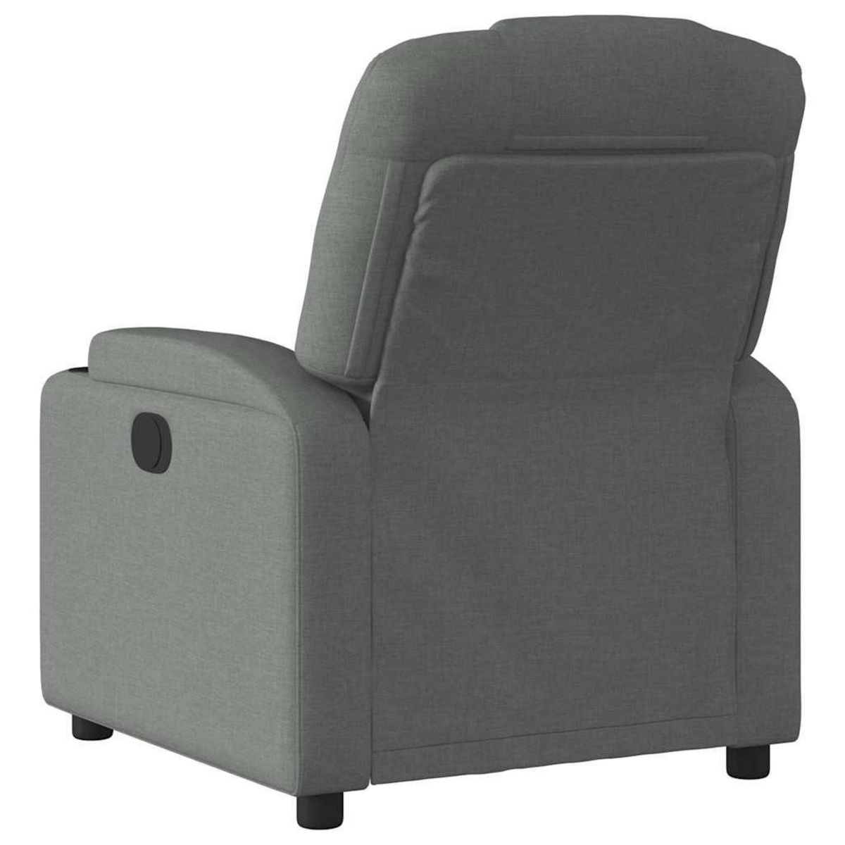 VIDAXL Fauteuil inclinable electrique Gris fonce Tissu