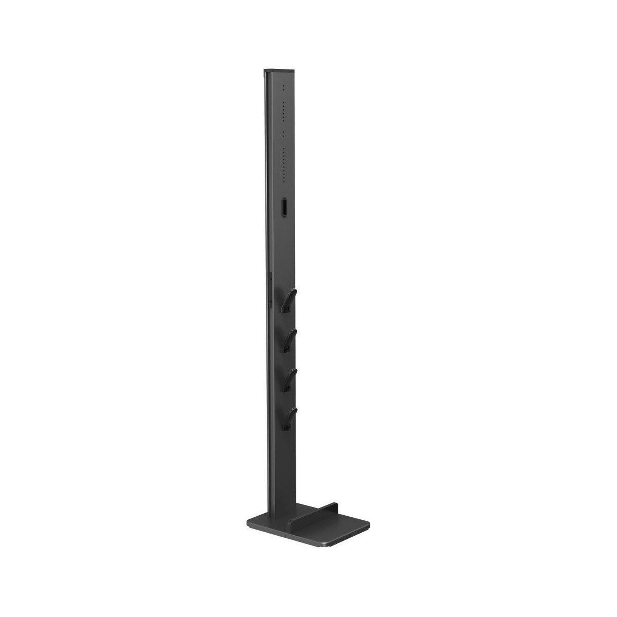 XAVAX Support de rangement mural fixation universelle aspirateur balai noir