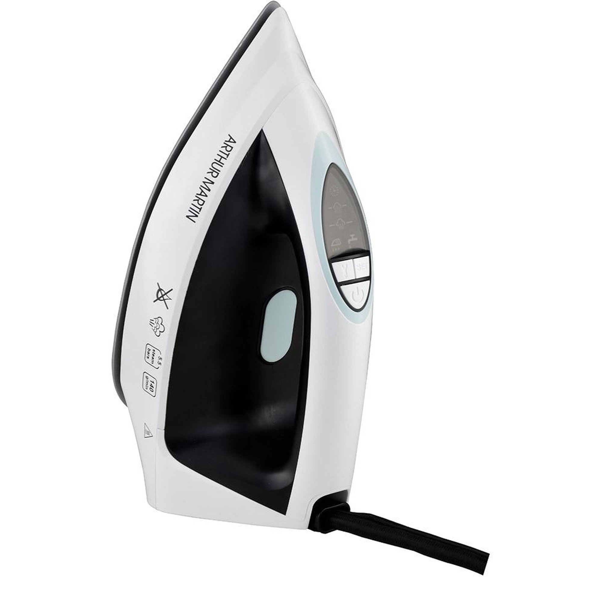 Voir la diapositive 3 : Arthur Martin Centrale vapeur 5.5bars 140gr/min autonomie illimitée noir - AMP467