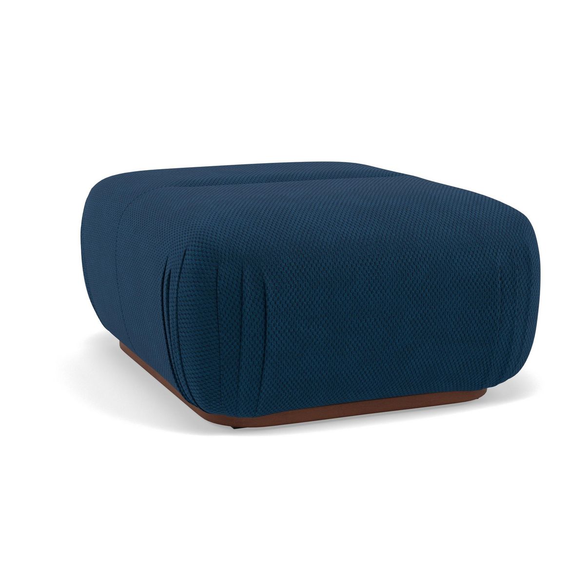 LISA DESIGN Penelope - pouf en velours texturé