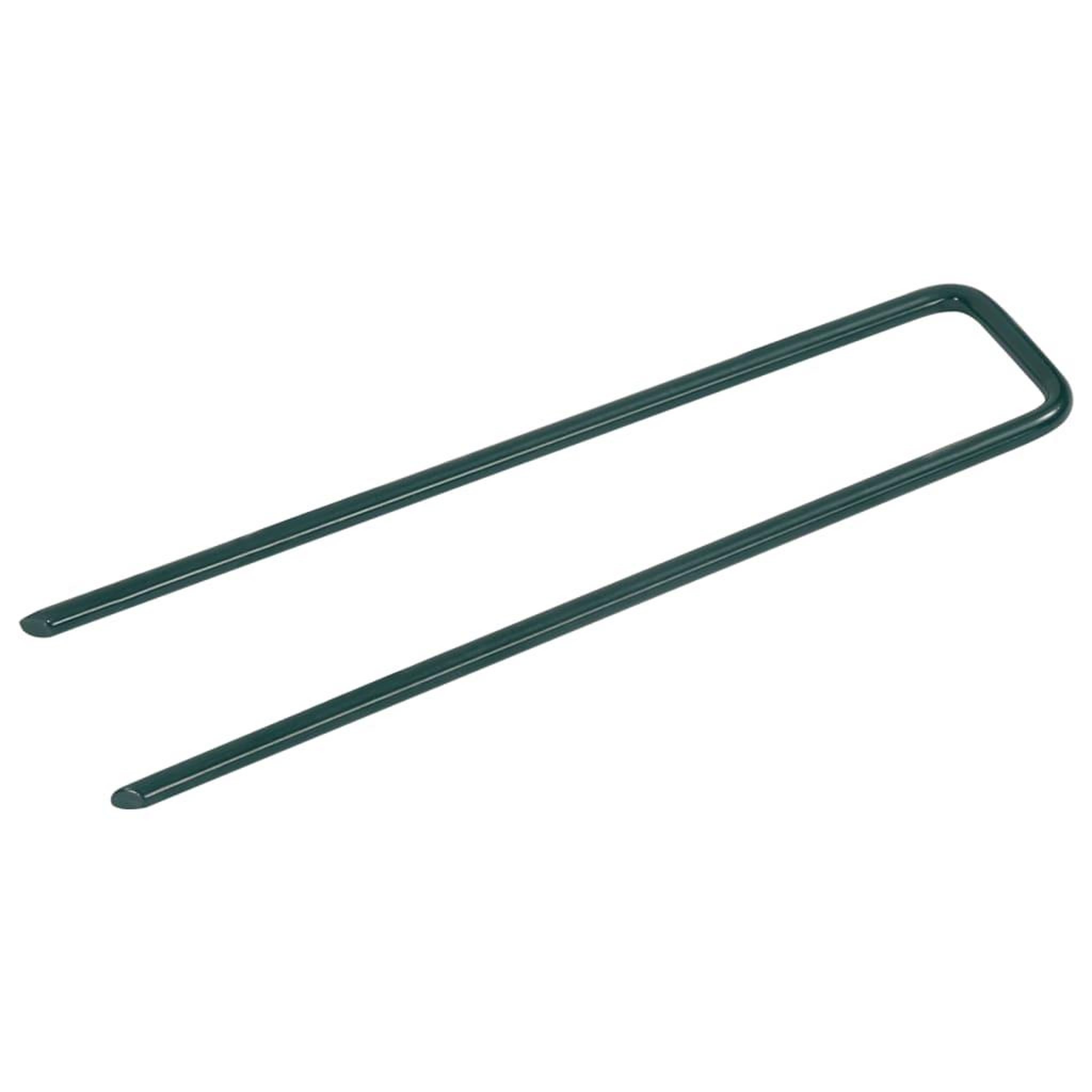 Voir la diapositive 2 : VIDAXL Clous pour gazon artificiel 20 pcs forme de u fer