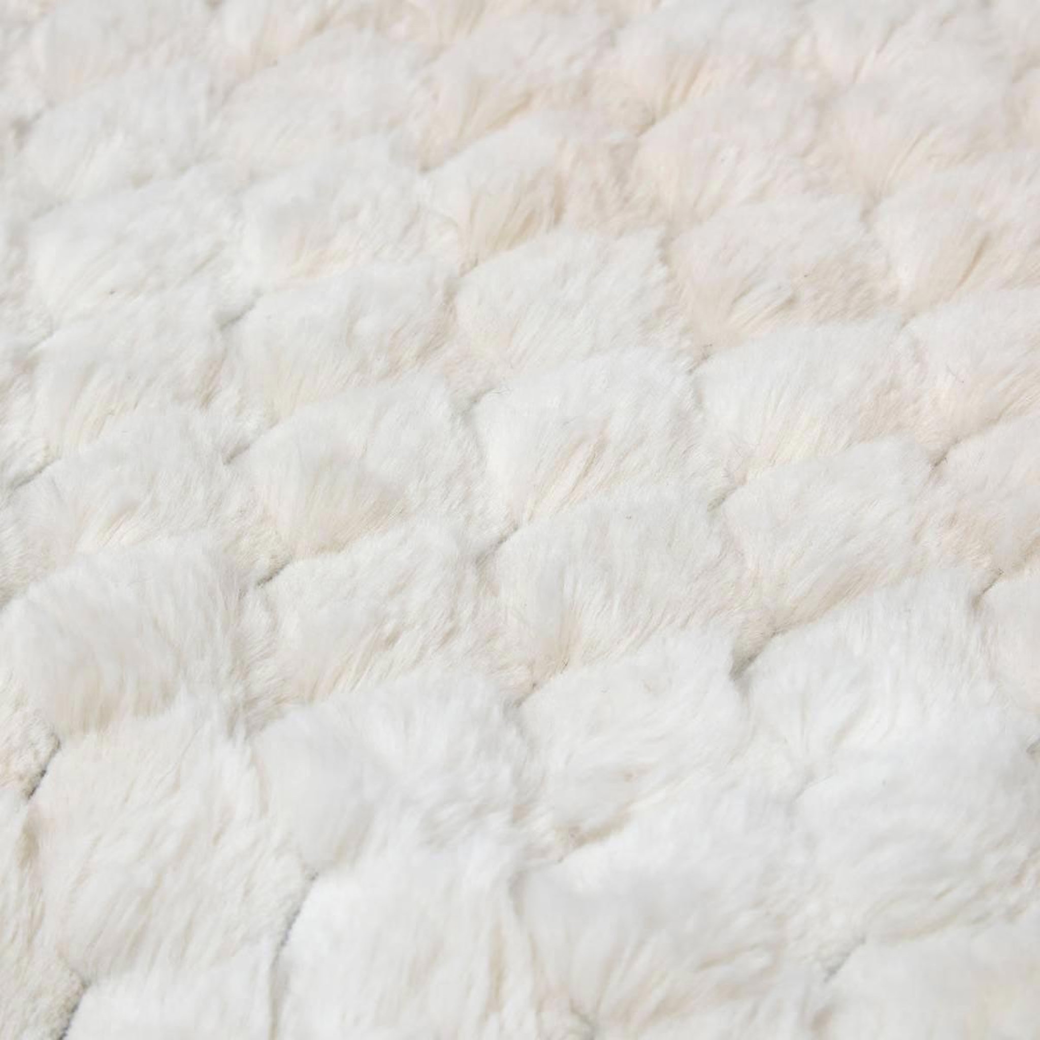 Voir la diapositive 3 : ATMOSPHERA Tapis imitation fourrure  adriel  120x170cm beige