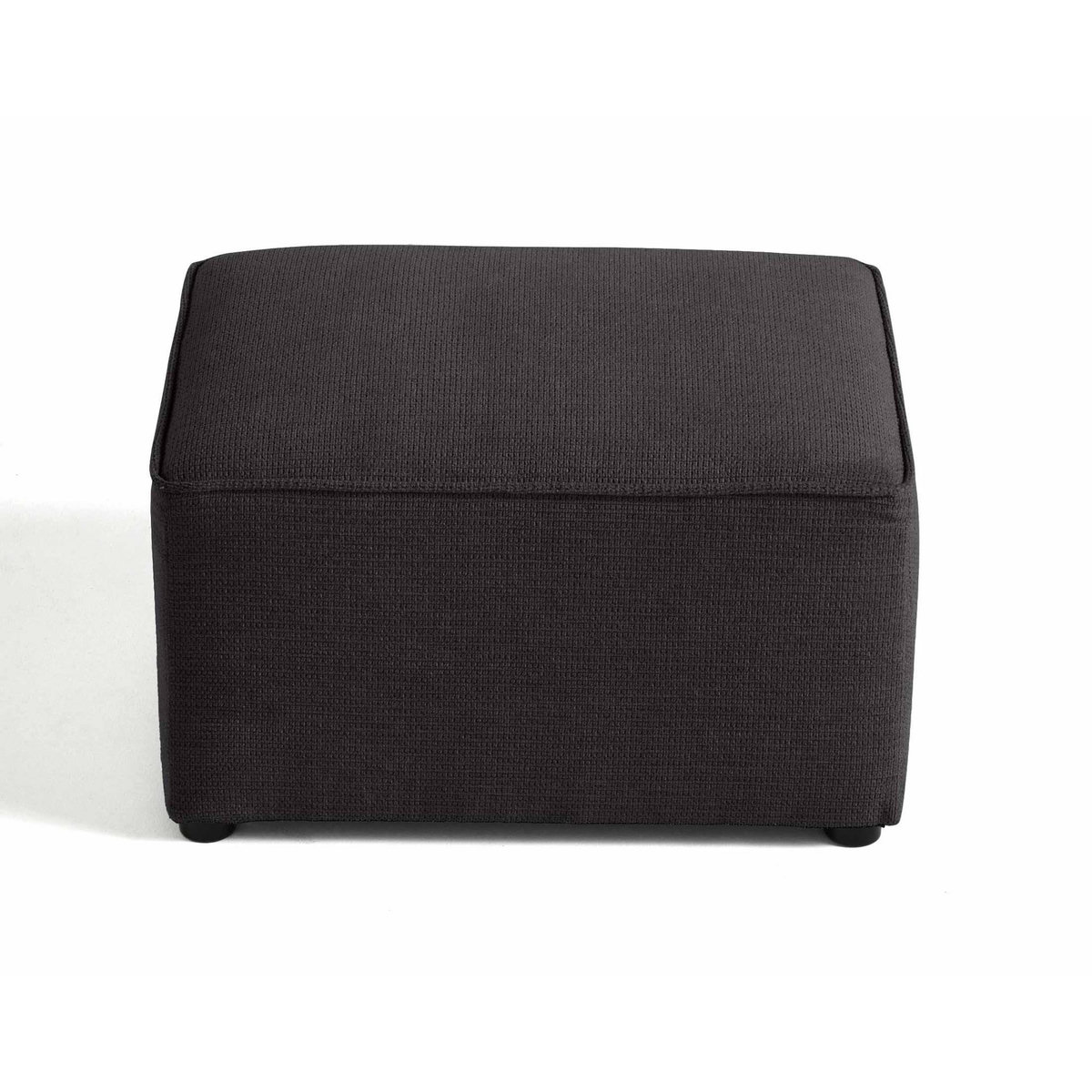 BEST MOBILIER Canopy - pouf - en tissu texturé