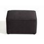 Voir la diapositive 4 : BEST MOBILIER Canopy - pouf - en tissu texturé