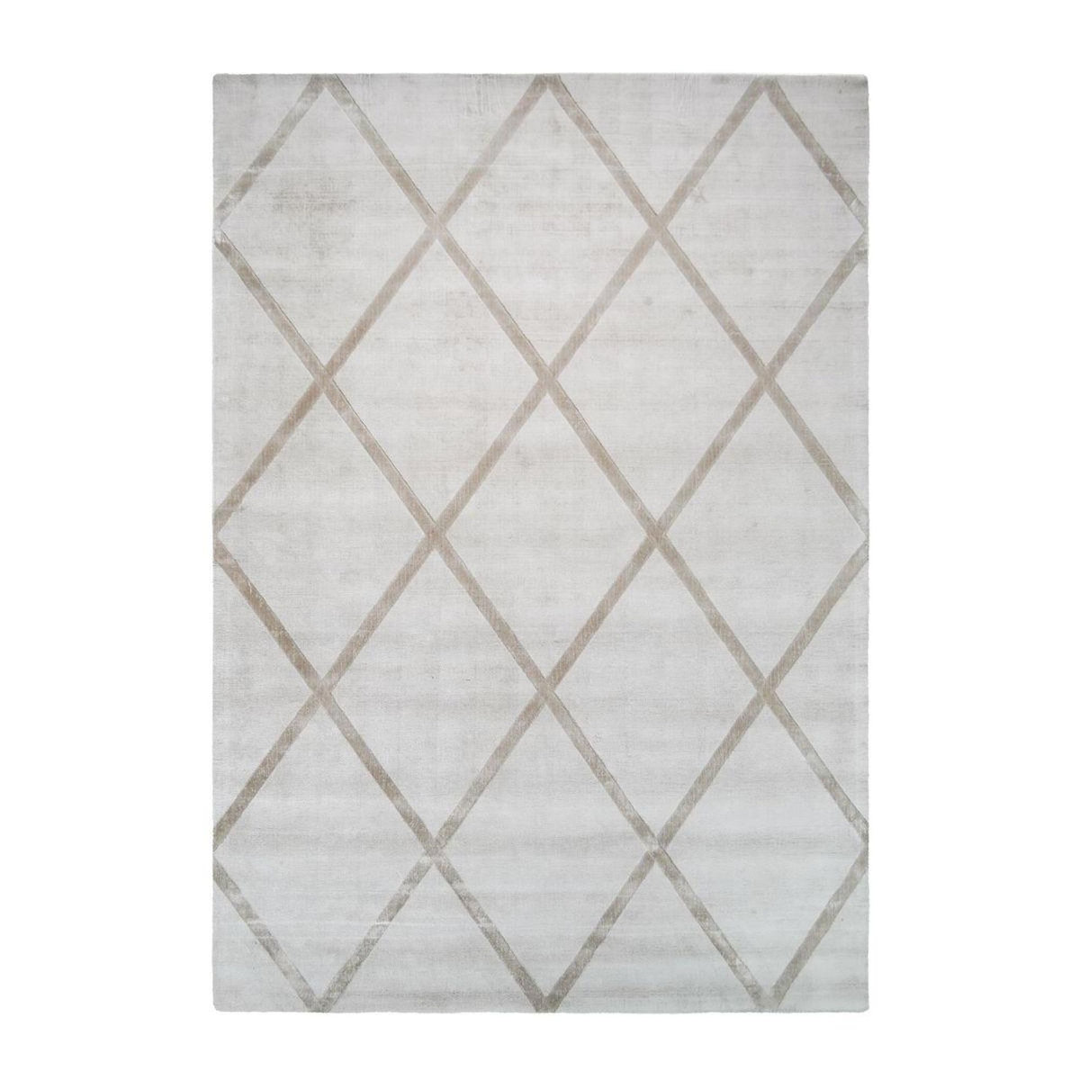 Paris Prix Tapis Géométrique à Poils Courts  Luxury II  Taupe