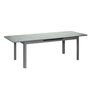 Jardiline Table de jardin Milos extensible en aluminium pour 8/10 personnes