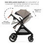 Voir la diapositive 5 : KINDERKRAFT Poussette multifonctionnelle 3 en 1 ESME PRO