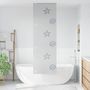 Voir la diapositive 2 : VIDAXL Store enrouleur de douche 70x240 cm largeur du tissu 66 cm