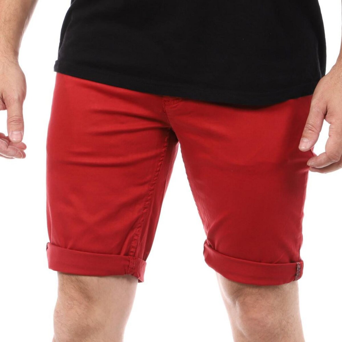 Short Rouge Homme C17 Eddy pas cher Auchan