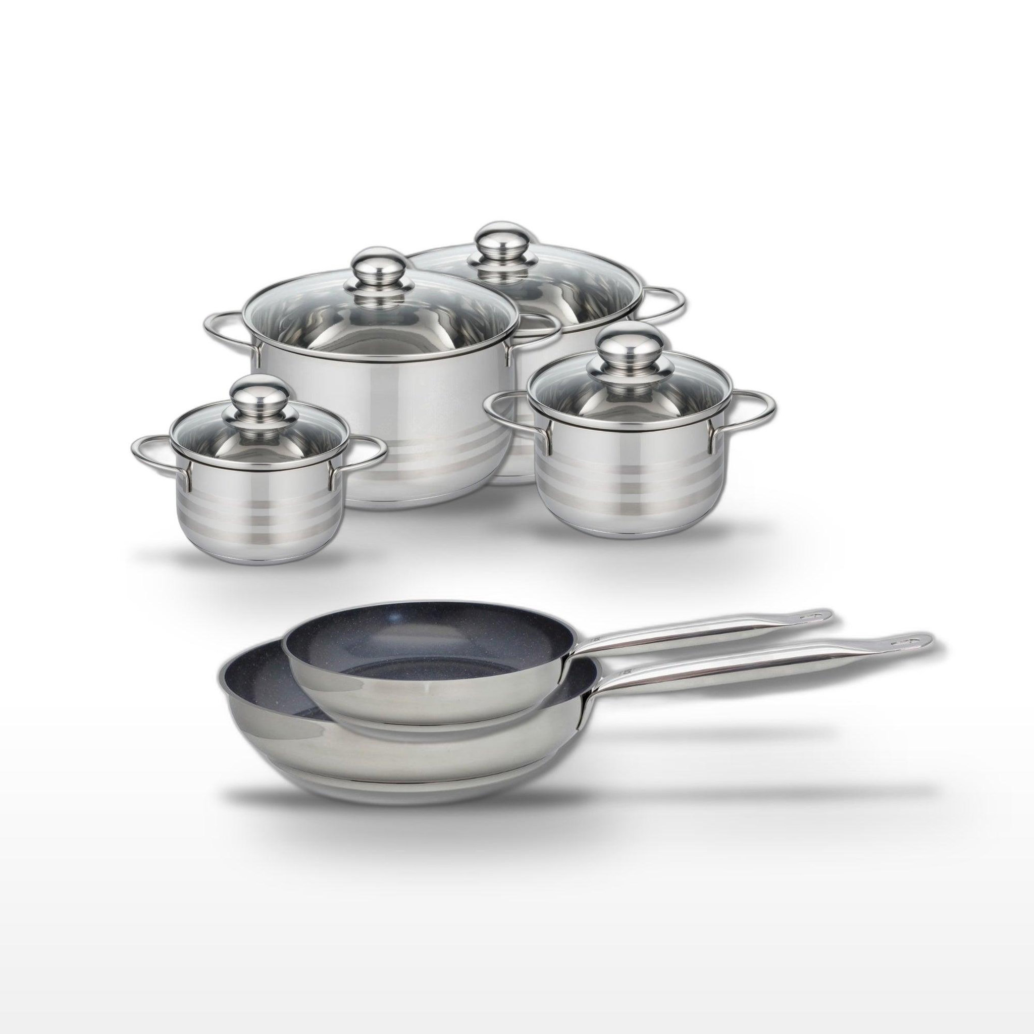 ELO Lot poêles 24/28cm et faitouts 14/16/20/24cm elo profi therm platinum